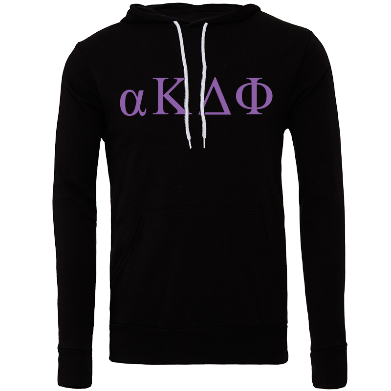 alpha Kappa Delta Phi Lettered Hooded Sweatshirts