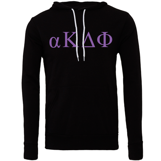 alpha Kappa Delta Phi Lettered Hooded Sweatshirts
