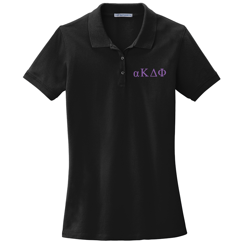 alpha Kappa Delta Phi Ladies' Embroidered Polo Shirt
