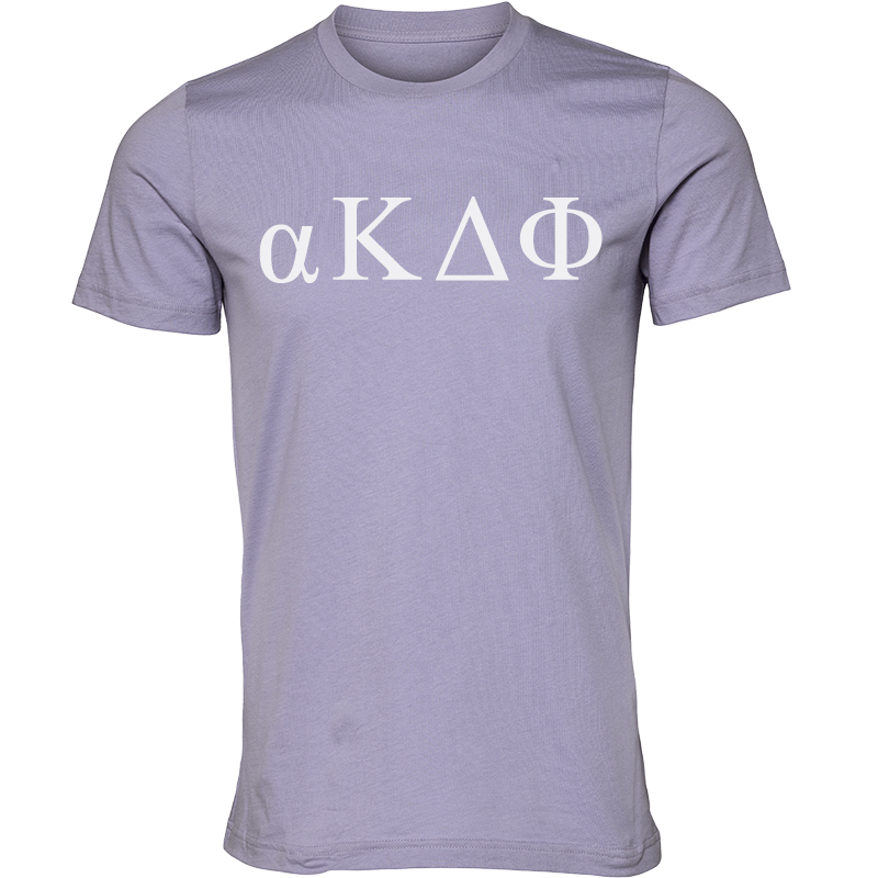 alpha Kappa Delta Phi Lettered Short Sleeve T-Shirts