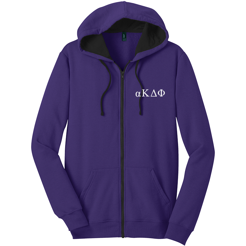 alpha Kappa Delta Phi Zip-Up Hooded Sweatshirts