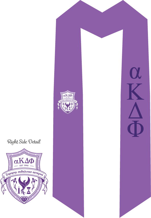 alpha Kappa Delta Phi Graduation Stoles
