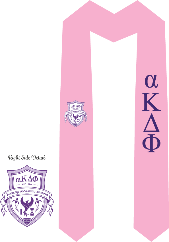 alpha Kappa Delta Phi Graduation Stoles