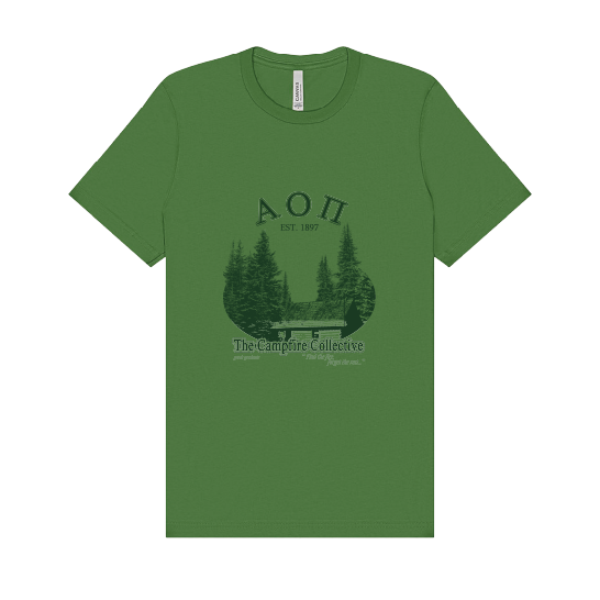 Alpha Omicron Pi Forest Graphic T-Shirt