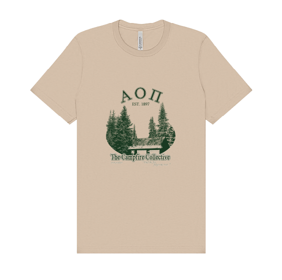 Alpha Omicron Pi Forest Graphic T-Shirt