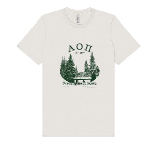 Alpha Omicron Pi Forest Graphic T-Shirt