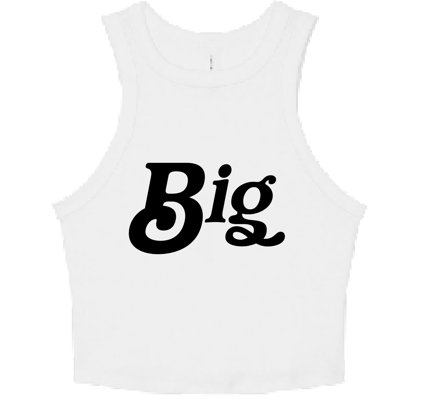 Big/Little Spangled Cropped Tank Tops