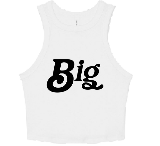 Big/Little Spangled Cropped Tank Tops