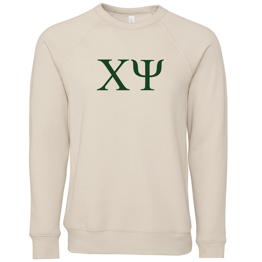 Chi Psi Crewneck Lettered Sweatshirts