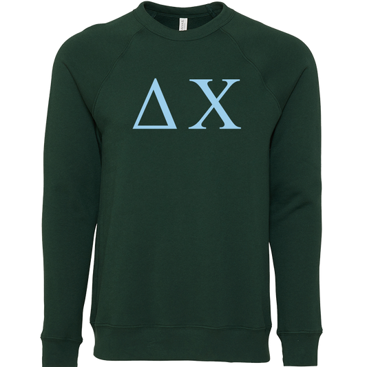Delta Chi Lettered Crewneck Sweatshirts