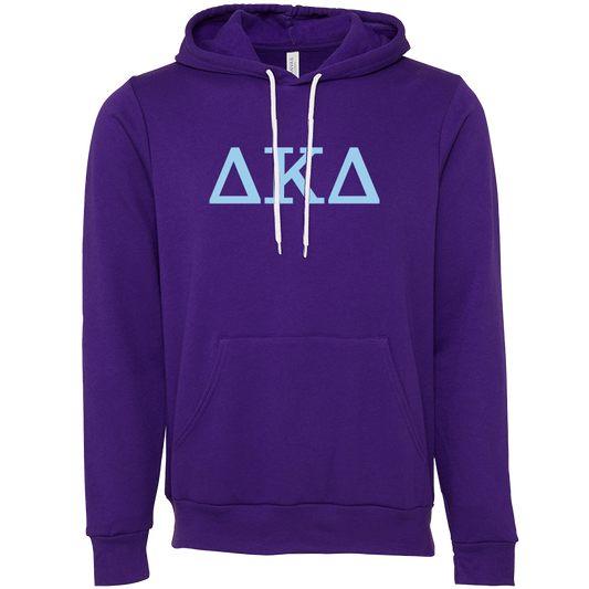Delta Kappa Delta Embroidered Lettered Hooded Sweatshirts