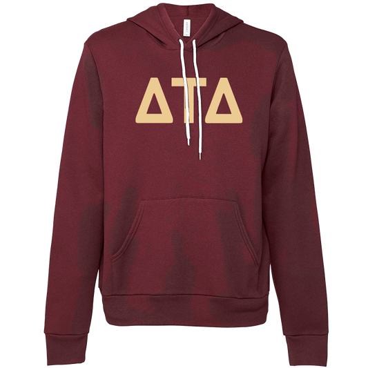 Delta Tau Delta Lettered Hooded Sweatshirts
