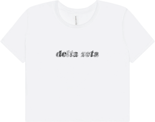 Delta Zeta white tee