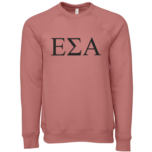Epsilon Sigma Alpha Lettered Crewneck Sweatshirts