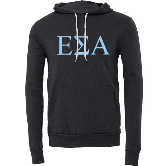 Epsilon Sigma Alpha Embroidered Lettered Hooded Sweatshirts