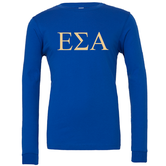 Epsilon Sigma Alpha Lettered Long Sleeve T-Shirts