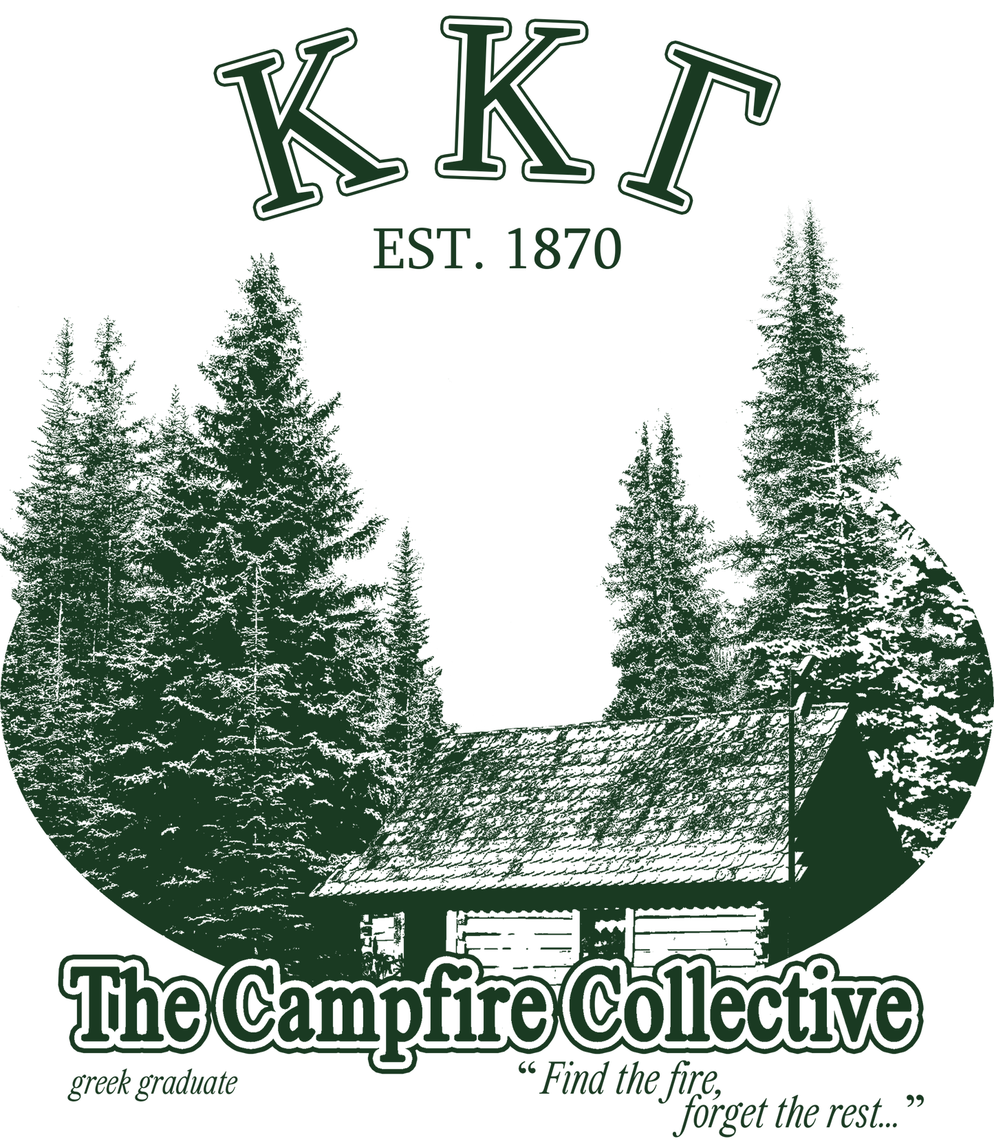 Kappa Kappa Gamma Forest Graphic T-Shirt
