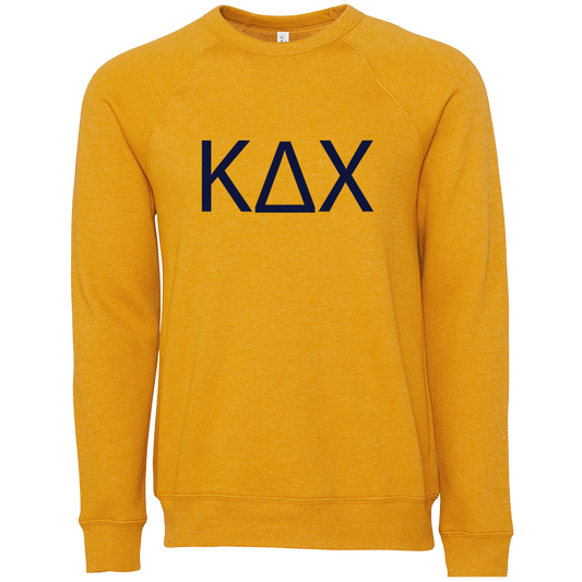 Kappa Delta Chi Embroidered Lettered Crewneck Sweatshirts