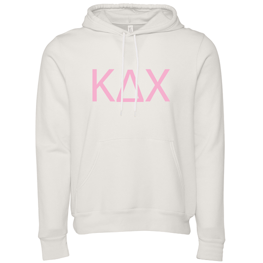 Kappa Delta Chi Embroidered Lettered Hooded Sweatshirts