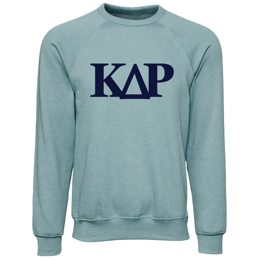 Kappa Delta Rho Embroidered Lettered Crewneck Sweatshirts