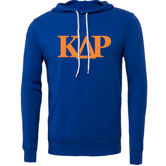 Kappa Delta Rho Embroidered Lettered Hooded Sweatshirts