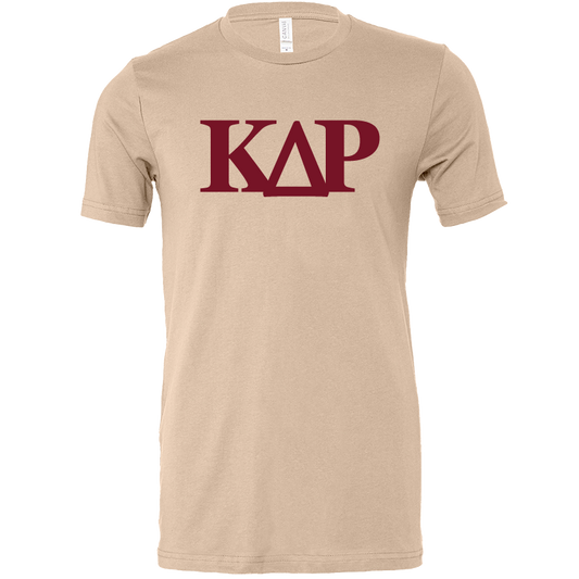 Kappa Delta Rho Lettered Short Sleeve T-Shirts