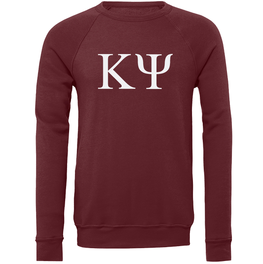 Kappa Psi Lettered Crewneck Sweatshirts
