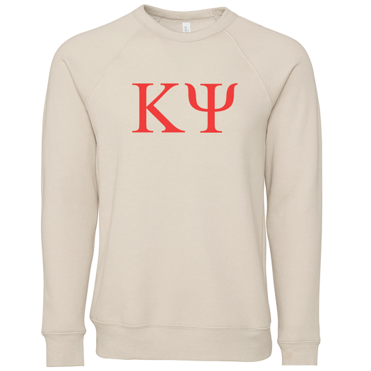 Kappa Psi Embroidered Lettered Crewneck Sweatshirts