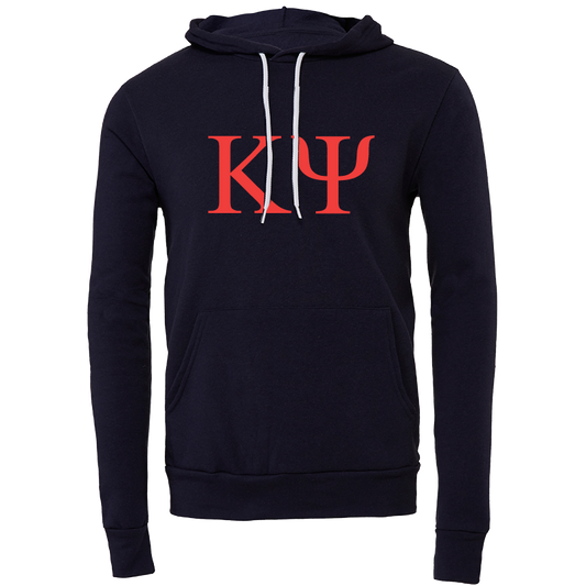 Kappa Psi Lettered Hooded Sweatshirts