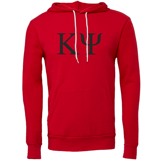Kappa Psi Embroidered Lettered Hooded Sweatshirts