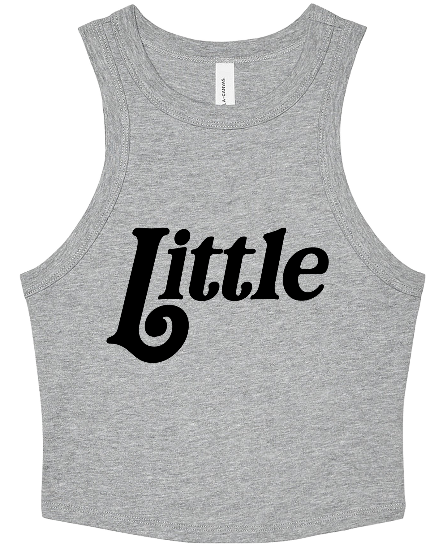 Big/Little Spangled Cropped Tank Tops