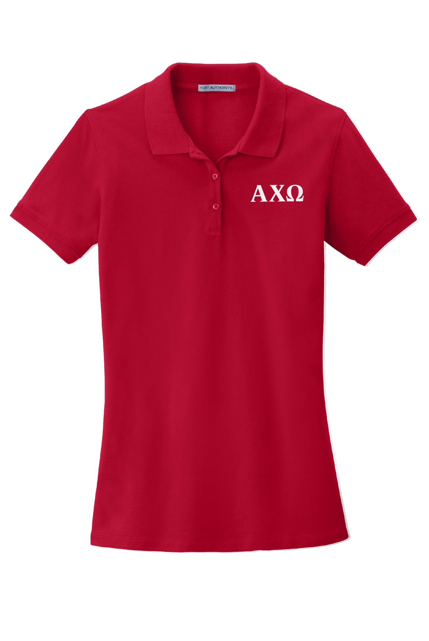 Alpha Chi Omega Ladies' Embroidered Polo Shirt