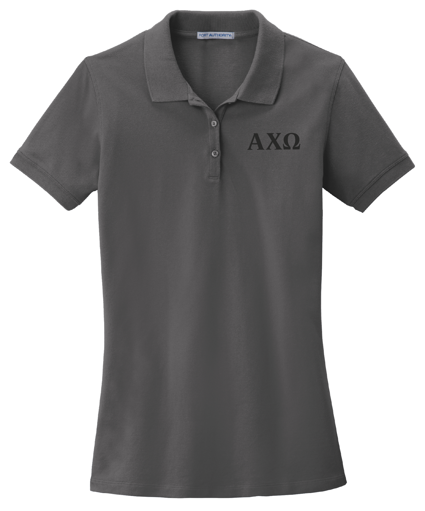 Alpha Chi Omega Ladies' Embroidered Polo Shirt