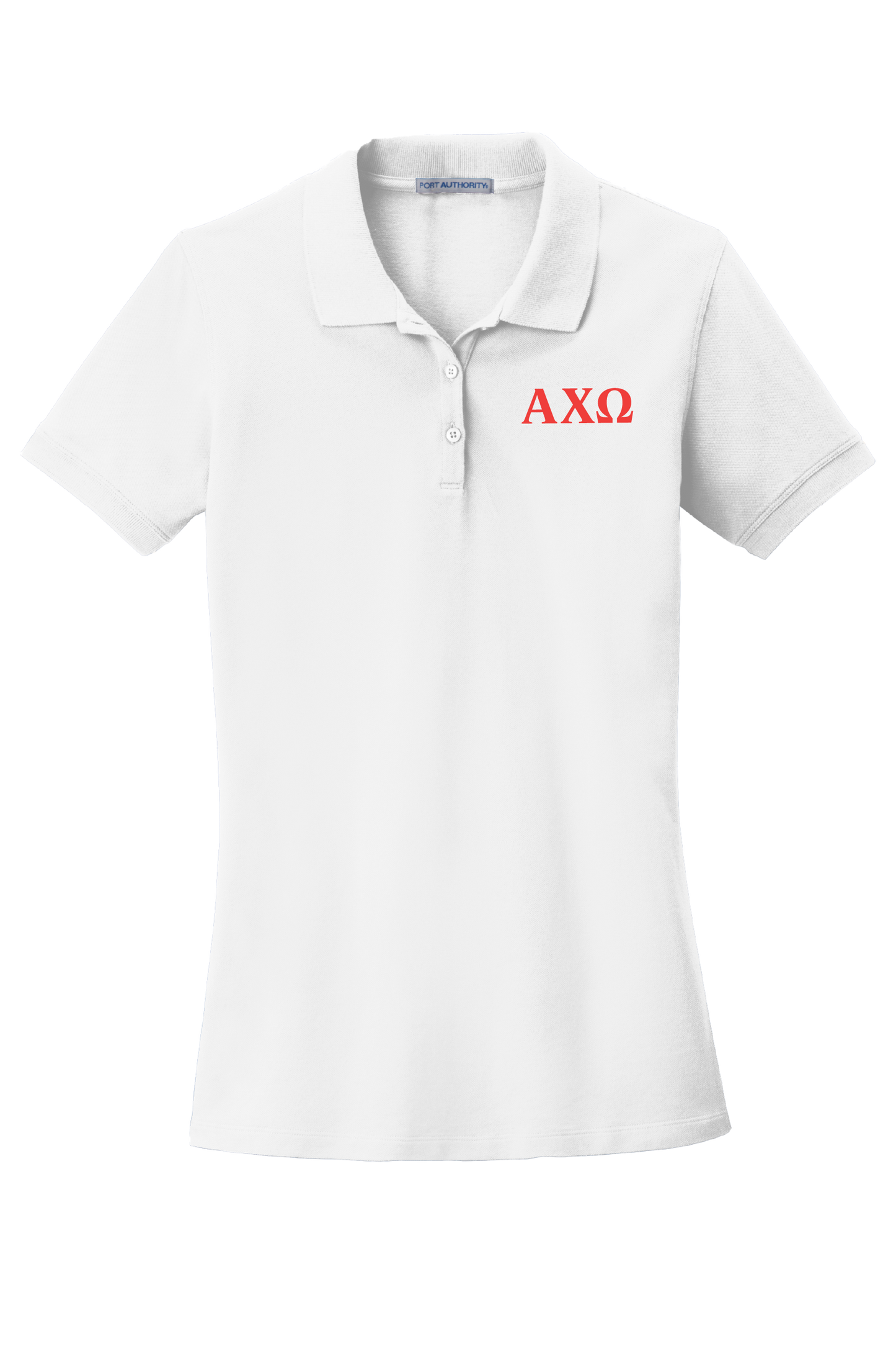 Alpha Chi Omega Ladies' Embroidered Polo Shirt