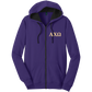 Alpha Chi Omega Zip-Up Hooded Sweatshirts