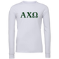 Alpha Chi Omega Lettered Long Sleeve T-Shirts