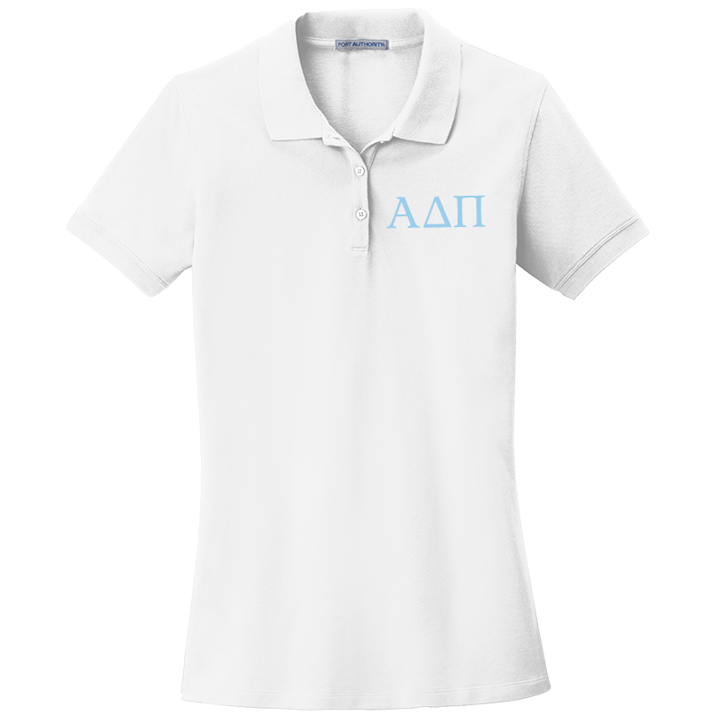 Alpha Delta Pi Ladies' Embroidered Polo Shirt