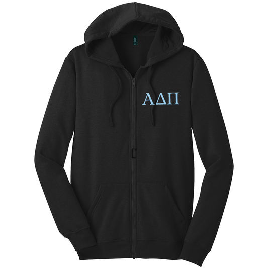 Alpha Delta Pi Zip-Up Hooded Sweatshirts