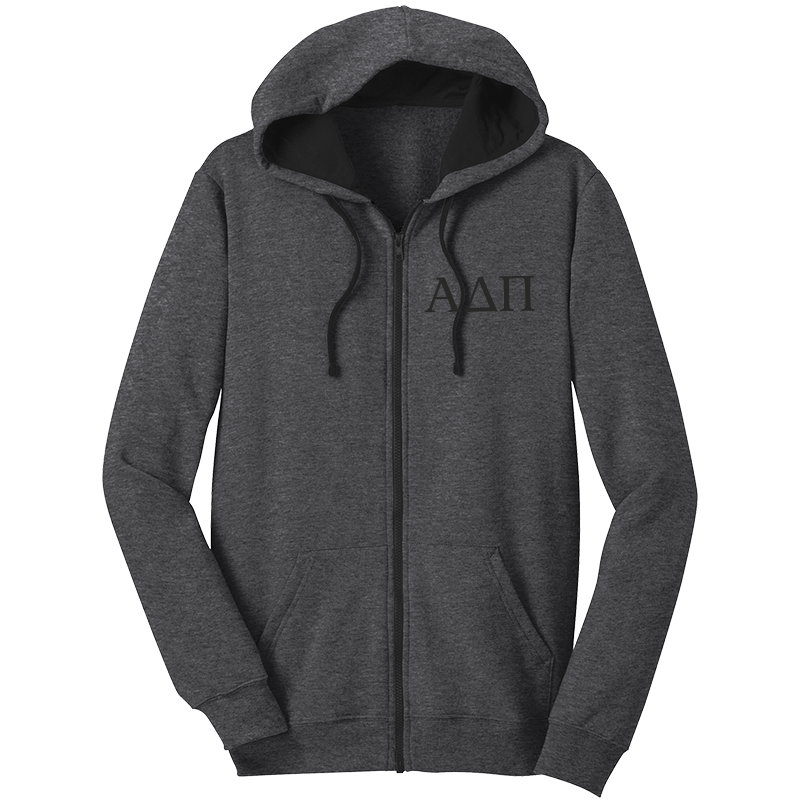 Alpha Delta Pi Zip-Up Hooded Sweatshirts