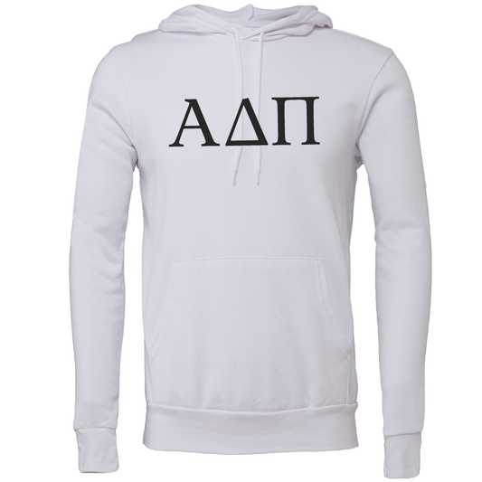 Alpha Delta Pi Lettered Hooded Sweatshirts