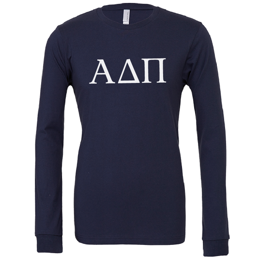 Alpha Delta Pi Lettered Long Sleeve T-Shirts