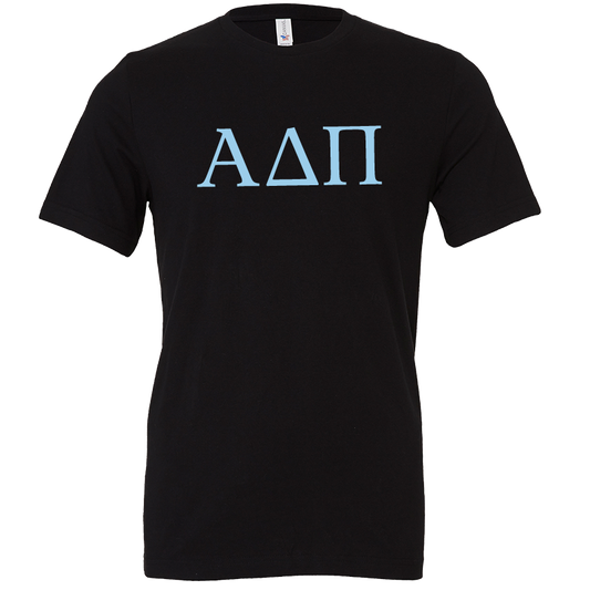 Alpha Delta Pi Lettered Short Sleeve T-Shirts