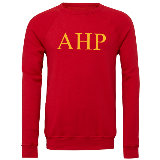 Alpha Eta Rho Lettered Crewneck Sweatshirts