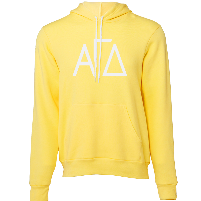 Alpha Gamma Delta Lettered Hooded Sweatshirts
