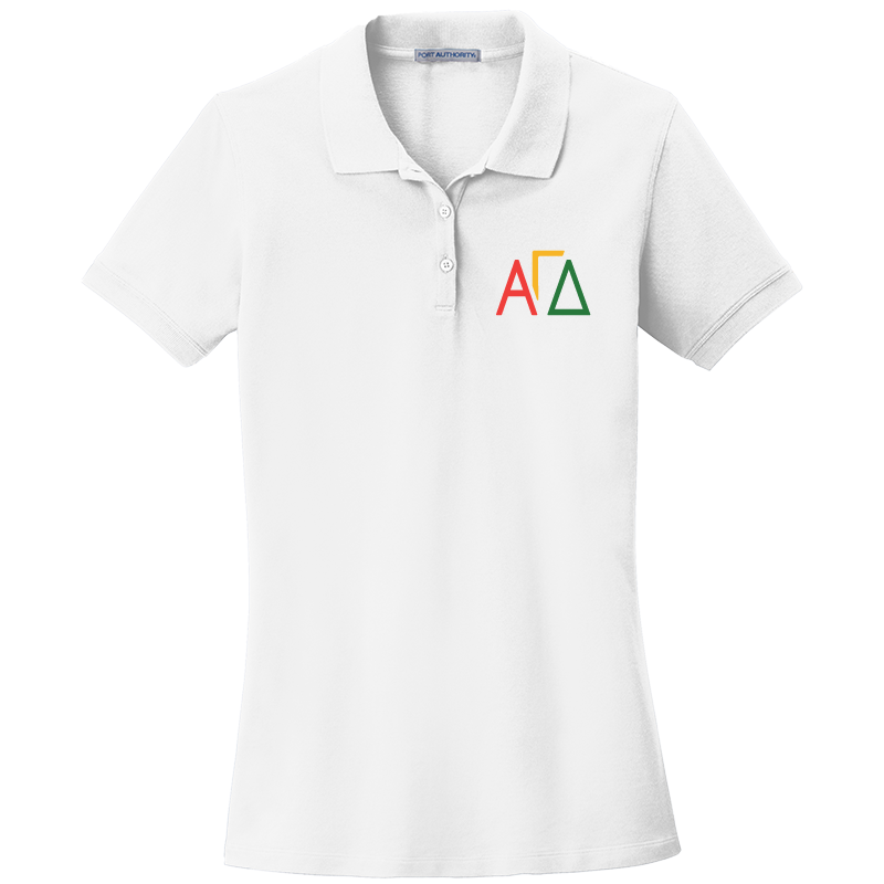 Alpha Gamma Delta Ladies' Embroidered Polo Shirt