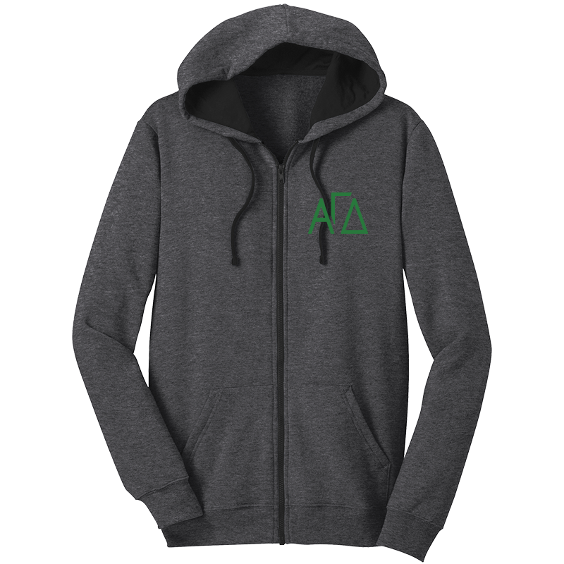 Alpha Gamma Delta Zip-Up Hooded Sweatshirts