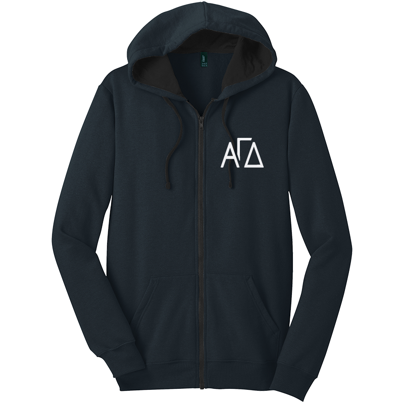 Alpha Gamma Delta Zip-Up Hooded Sweatshirts