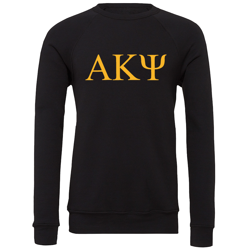 Alpha Kappa Psi Lettered Crewneck Sweatshirts