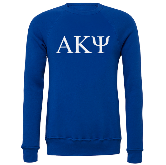 Alpha Kappa Psi Lettered Crewneck Sweatshirts