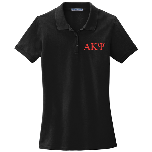 Alpha Kappa Psi Ladies' Embroidered Polo Shirt